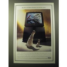 1992 RCA Home Theatre Television Advertisement - So real, it's scary