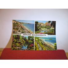 multiview, BOURNEMOUTH DORSET used postcard John Hinde 1975 pm =