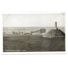 Hunstanton, Cross And Pier, Norfolk, Postcard.