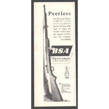 BSA SPORTSMAN B.S.A. Guns Ltd., Birmingham :- Original Vintage 1953 Advert