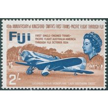 Fiji 1968 2s orange-brown & blue Kingsford Smith SG370 MNH