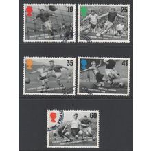 LOT#457 – GB QEII 1996 “EUROPEAN FOOTBALL CHAMPIONSHIPS” STAMP SET FDI FINE USED