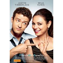 Friends with Benefits (2011)_2 Movie Film Poster Canvas iconic design