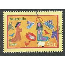 AUS 1998 45c 'CHRISTMAS' FINE USED (EBID44-473)
