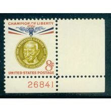 1175 8c Mahatma Gandhi Fine MNH P#S LR 26841 ZA1955