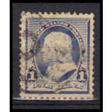 Used 219 1c Benjamin Franklin Very Fine Big RA0622