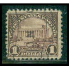 Used 571 $1 Lincoln Memorial Barely Clears M09523
