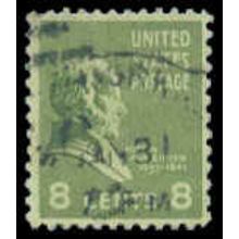 Used 813 8c Martin Van Buren Fine M07854