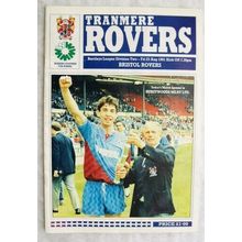 1991 programme Tranmere Rovers v. Bristol Rovers