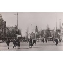 Rotterdam Calandplein Dutch Uniform Pub Vendor Stall Real Photo Holland Postcard