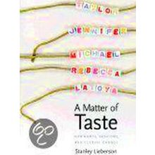 A Matter of Taste - How Names, Fashions & Culture Change