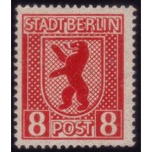 GERMANY STADT BERLIN 1945 8pf MH @M452