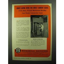 1950 I-T-E Mechanical Rectifiers Ad - Money-Saving News