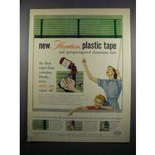 1950 Hunter Douglas Flexalum Plastic Tape Ad