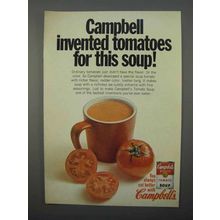 1966 Campbell's Tomato Soup Ad - Invented Tomatoes