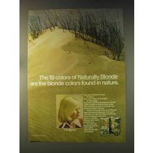 1976 Clairol Naturally Blonde Ad - The 18 Colors