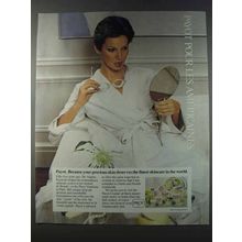 1981 Payot Skin Care Ad - Your Precious Skin Deserves
