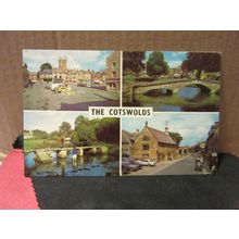 multiview, THE COTSWOLDS unused vintage postcard PLC6620 =