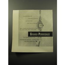 1951 Girard Perregaux Watch Ad - Matched diamonds matchless precision and time