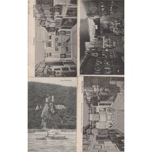Burg Rheinstein Ship Musikzimmer4x Old German Postcard s