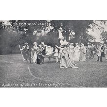Audience Of Master Thomas Kytson Bury St Edmunds Pageant Suffolk Old Postcard