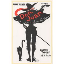 Frank Reicher Of King Kong Don Juan Theatre Advertising Postcard