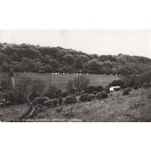 Girl Guides Cudham Kent Real Photo Camp Site 1970s Postcard