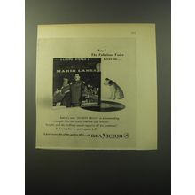 1960 RCA Victor Record Album Advertisement - Student Prince by Mario Lanza