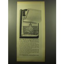 1960 American Export Lines Cruise Ad - Next March 11 a great springtime cruise