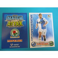 Carlos Villanueva - Blackburn Rovers - Match Attax 2008/09 Football Card