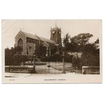 Halesworth Church, Suffolk, RP Postcard.