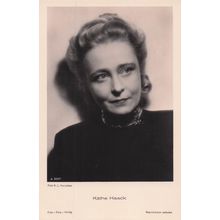Kathe Haack German Actress Of 200 Films Old Real Photo Postcard