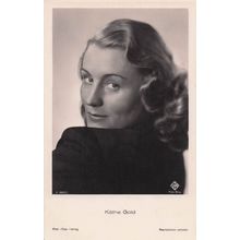 Kathe Gold Austrian Film Cinema Actress Old Real Photo Postcard