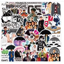 Umbrella Academy Themed Set of 25 Assorted Stickers Decal Set