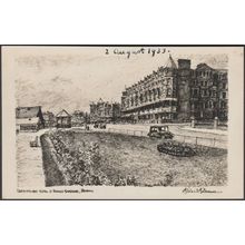 Normanhurst Hotel, Bexhill, Sussex, 1933 - Sweetman RP Postcard