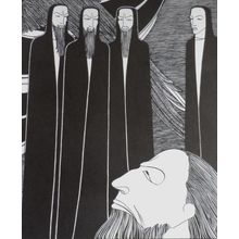 HANNAH FRANK (SCOTTISH 1908 - 2008) "JOB" Lithograph on paper, signed in pencil