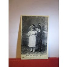 STOP YOUR TICKLING, JOCK used antique postcard Living Picture series 1906 pm=