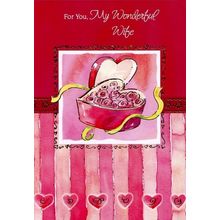 For You, My Wonderful Wife - Valentine's Greeting Card - 52322