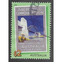 AUS 2004 $2.00 'BON VOYAGE OCEAN LINERS POSTER ART' FINE USED (EBID67-961)