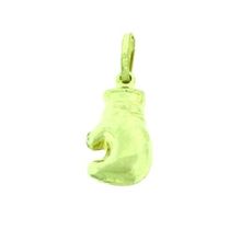 New Italian 14K Gold 3D Boxing Glove Sport Pendant Charm 22x9mm