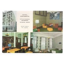 HOTEL CONTINENTAL, BRUSSELS, BELGIUM .unused postcard #