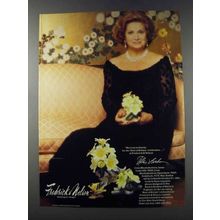 1981 Boehm Crest Rhododendron & Goldfinch Ad