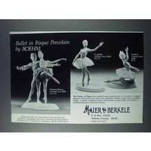 1981 Boehm Sleeping Beauty, Cappelia & Firebird Ad