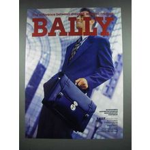 1992 Bally Fashion Ad - Dressed and Well Dressed