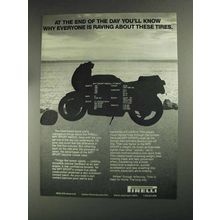 1991 Pirelli MP7 Sport Radial Tire Ad - At End of Day