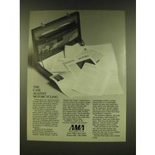 1990 AMA American Motorcyclist Association Ad - The case against motorcycling