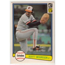 1982 Donruss baseball card 331 Scott McGregor