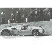 Car; history; Auto Union V16, Typ C-D, Bergrennwagen, audi issue