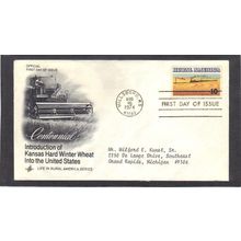 FDC Art Craft 1506 10c Winter Wheat (Cachet-Typed/A) CV41692