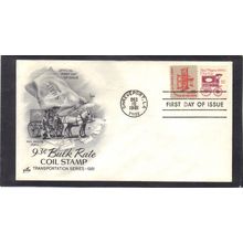 FDC Art Craft 1903 9.3c Mail Wagon 1593 Pinting Press (Cachet-U/A) CV00205